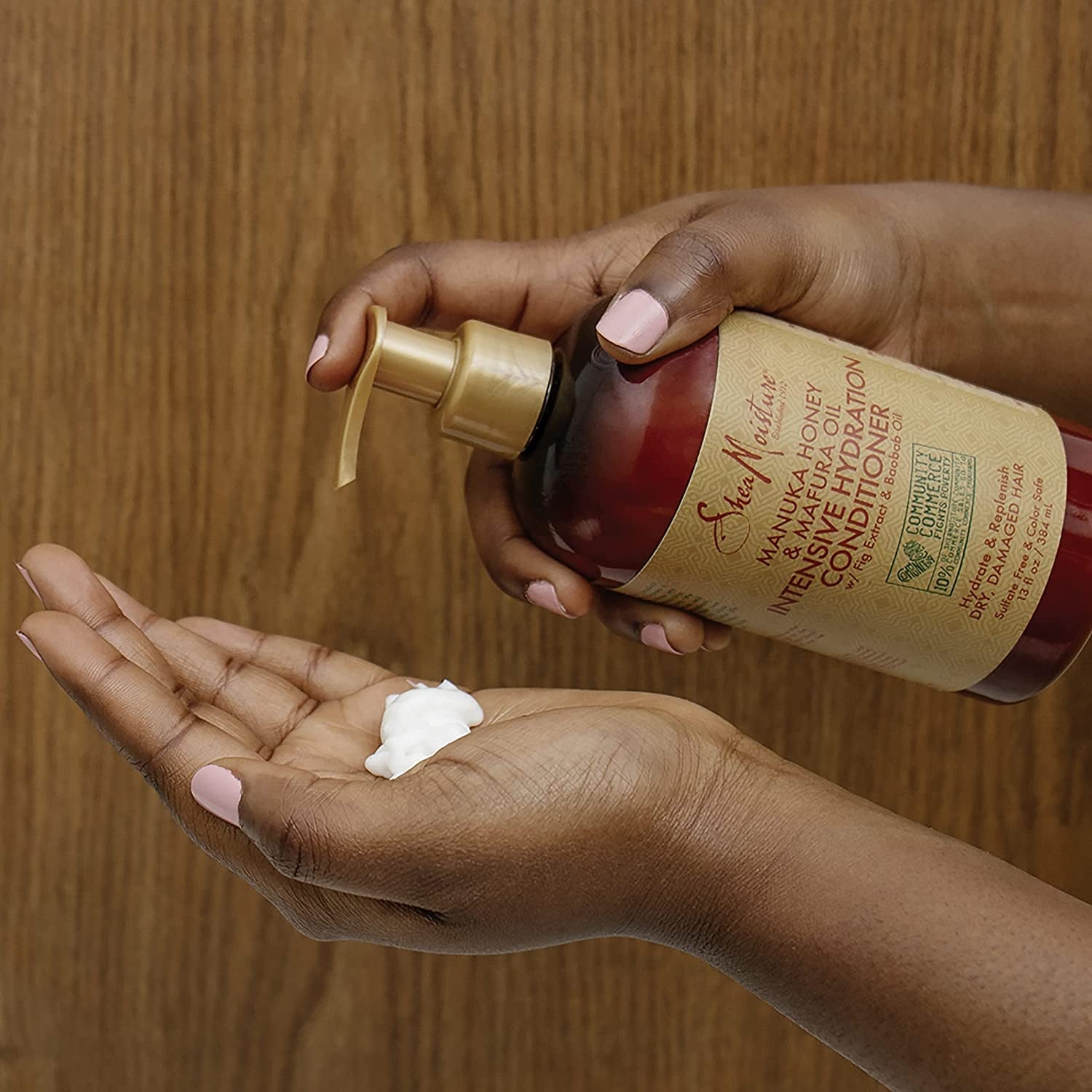 Sheamoisture Conditioner Intensive Hydration for Dry, Damaged Hair Manuka Honey and Mafura Oil to Nourish and Soften Hair 13 Oz Health & Beauty > Personal Care > Hair Care SheaMoisture   