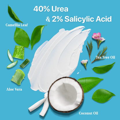 Urea Cream 40% plus Salicylic Acid 4.6 Oz, Callus Remover Hand Cream Foot Cream for Dry Cracked Feet, Hands, Heels, Elbows, Nails, Knees, Intensive Moisturizes & Softens Skin, Exfoliates Dead Skin Health & Beauty > Personal Care > Foot Care Ebanel Laboratories, Inc.   