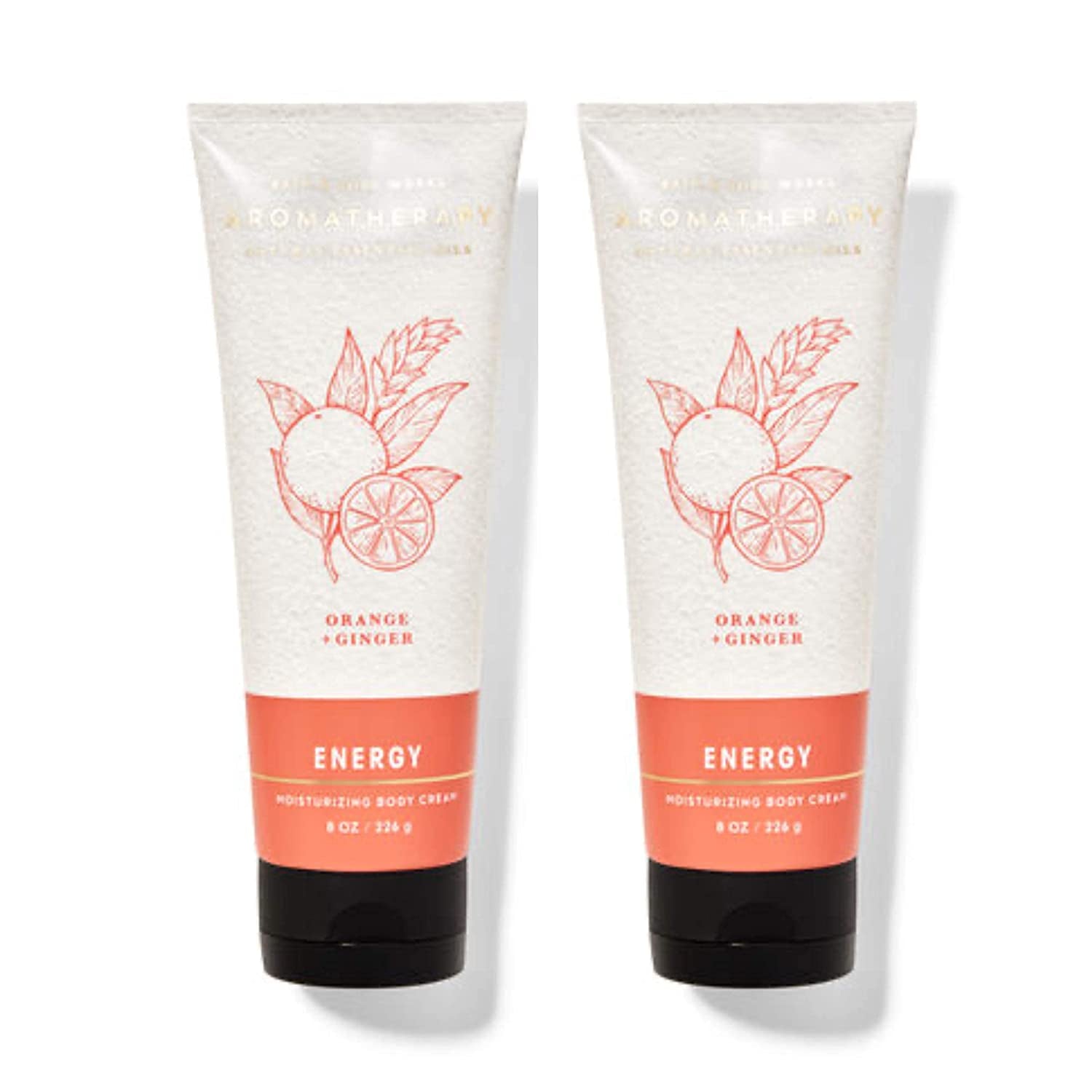 Bath & Body Works, Aromatherapy Energy Body Cream, Orange Ginger, 8 Ounce Health & Beauty > Personal Care > Cosmetics > Bath & Body Bath & Body Works 8 Ounce (Pack of 2)  