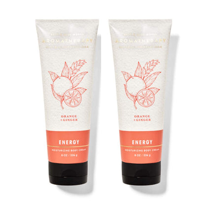 Bath & Body Works, Aromatherapy Energy Body Cream, Orange Ginger, 8 Ounce Health & Beauty > Personal Care > Cosmetics > Bath & Body Bath & Body Works 8 Ounce (Pack of 2)  