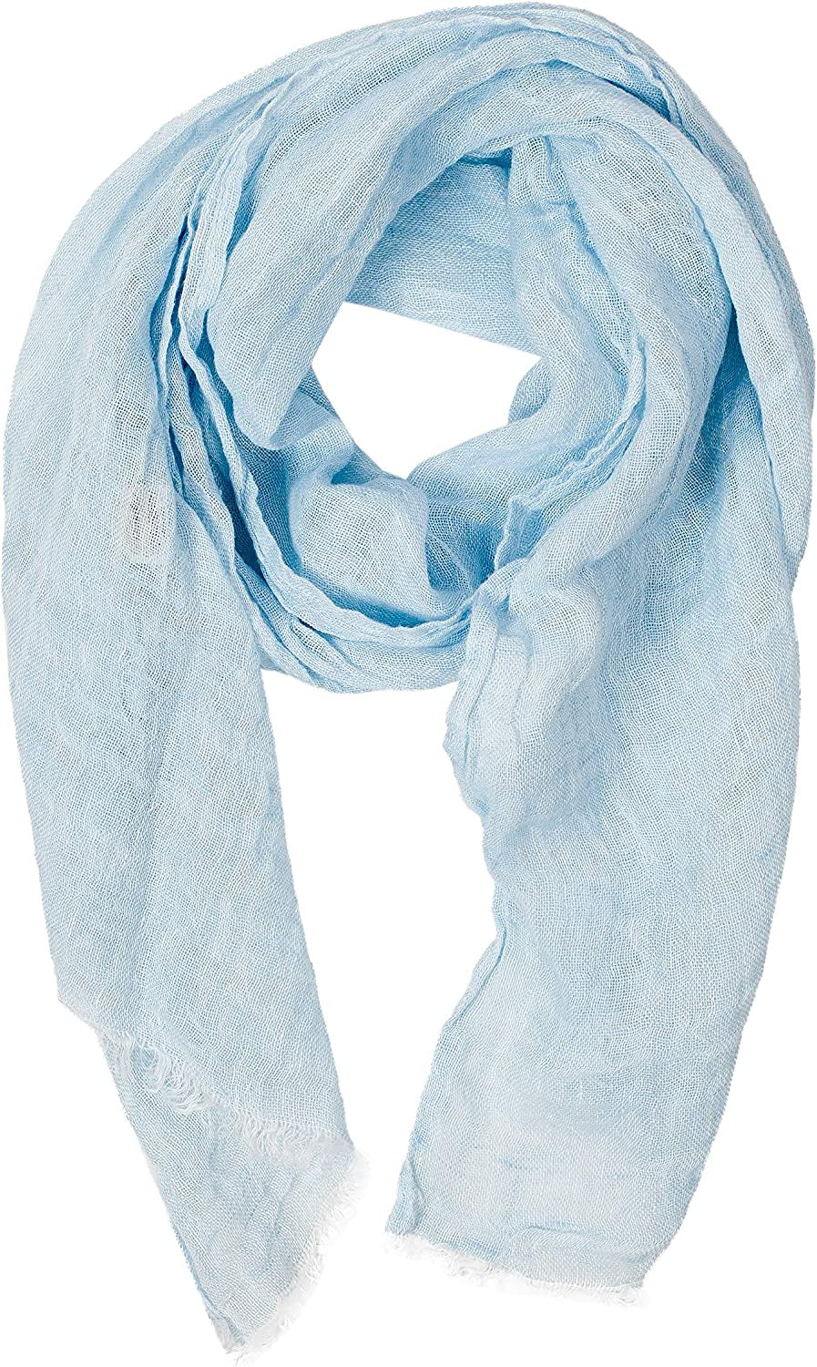 Lusie'S Linen Scarf - 100% Linen - Imported from Europe Apparel & Accessories > Clothing Accessories > Scarves & Shawls LUSIE'S LINEN Light Blue (2)  