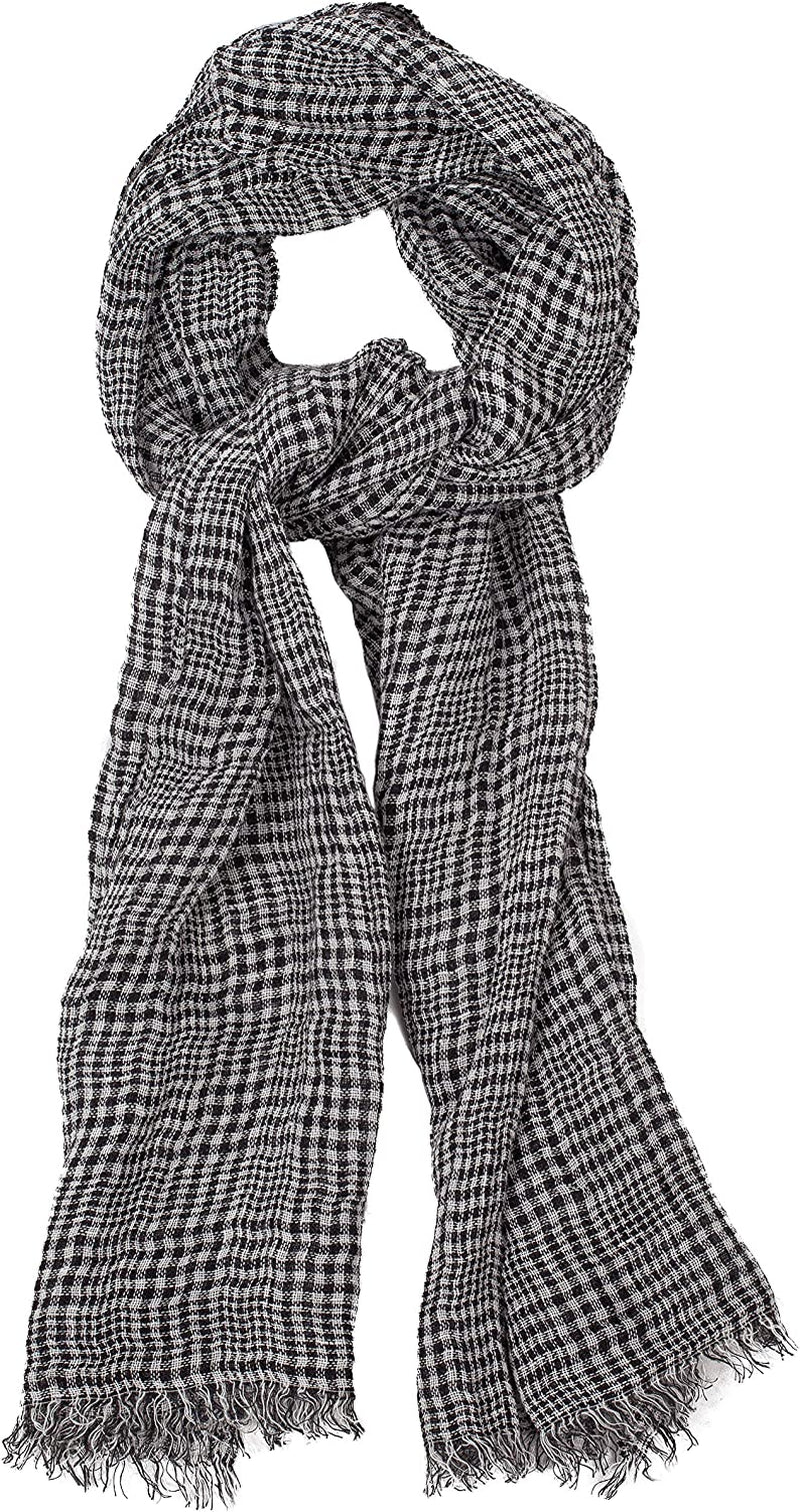 Lusie'S Linen Scarf Shawl Wrap for Women & Men Imported from Europe Apparel & Accessories > Clothing Accessories > Scarves & Shawls LUSIE'S LINEN   