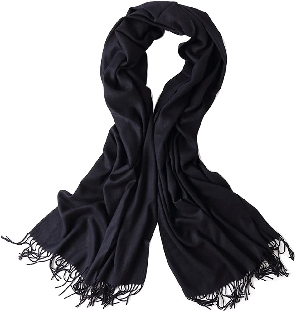Bellonesc Cashmere Scarf Shawls for Women and Men Apparel & Accessories > Clothing Accessories > Scarves & Shawls Beillonesc Black  