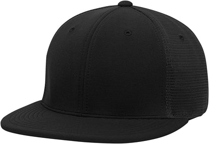 Premium M2 Performance Trucker Flexfit® Cap Apparel & Accessories > Clothing Accessories > Headwear Pacific Headwear Black X-Small 