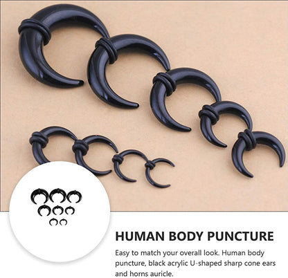 Generic 8Pcs Ear Stretching Kit Acrylic Body Piercing Kit Acrylic Tapers and Plugs Spiral Taper Tunnels Septum Horn Ear Expansions for Men Women Body Jewelry Apparel & Accessories > Jewelry > Body Jewelry Generic   