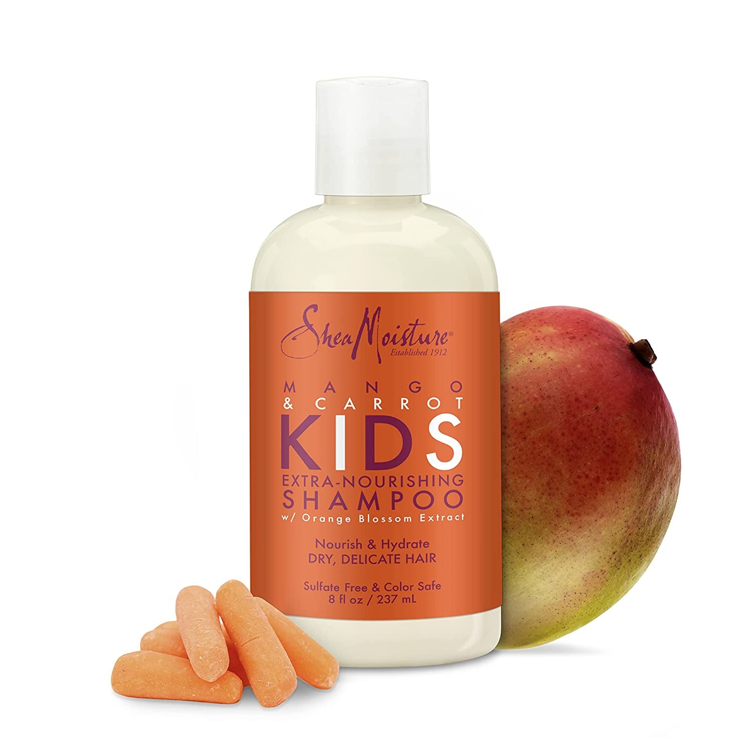 Sheamoisture Extra-Nourishing Shampoo Hair Care for Kids Mango Carrot with Shea Butter 8 Oz Health & Beauty > Personal Care > Hair Care SheaMoisture   