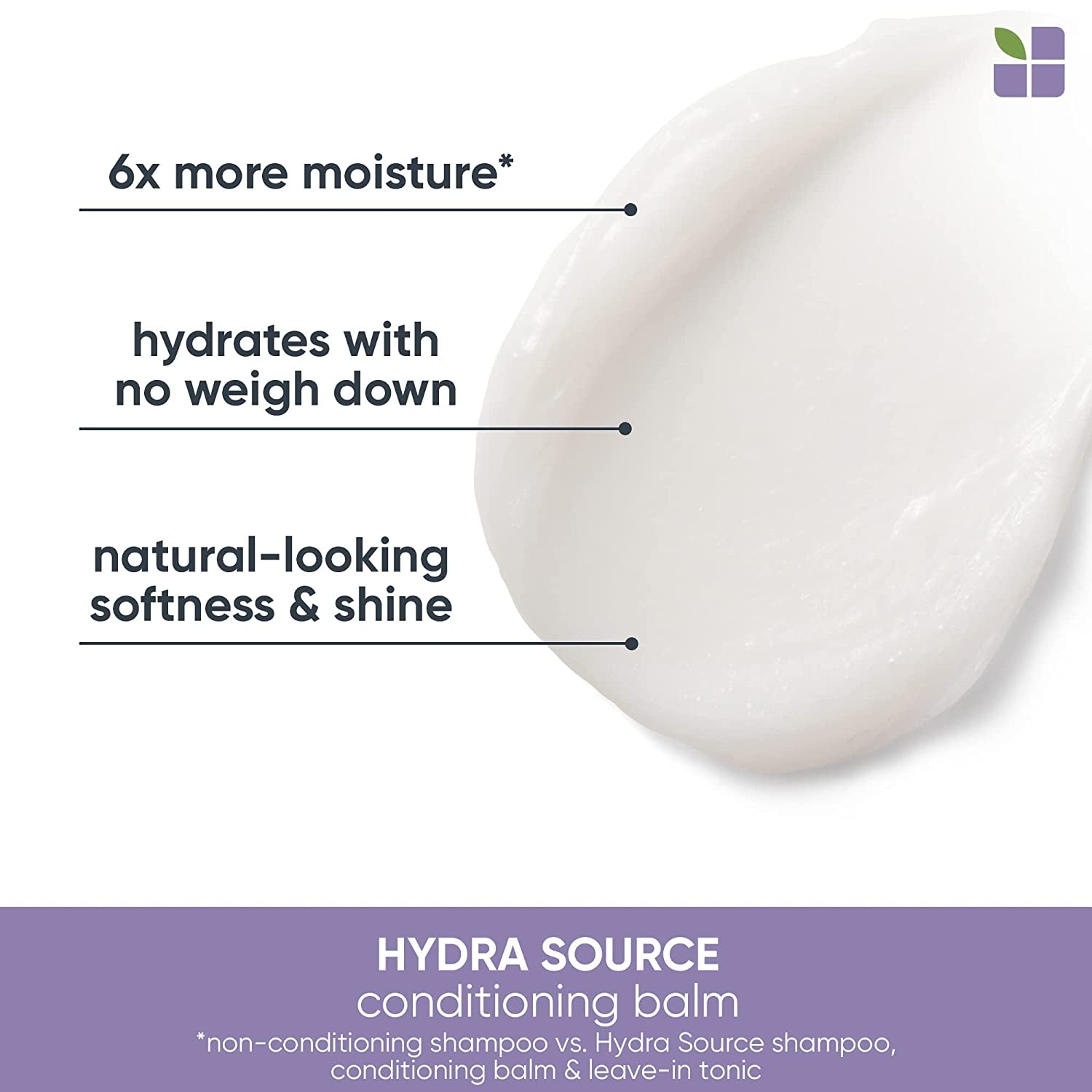 BIOLAGE Hydra Source Conditioning Balm | Hydrates, Nourishes & Restores Shine | for Dry Hair | Sulfate, Paraben & Silicone-Free | Vegan Health & Beauty > Personal Care > Hair Care BIOLAGE   