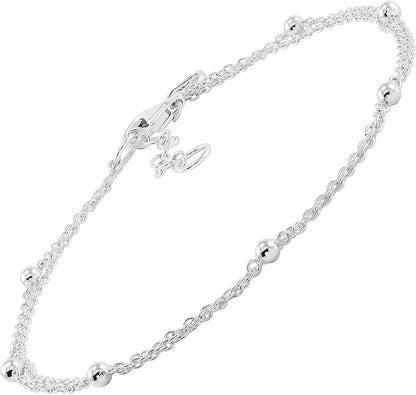 Silpada .925 Sterling Silver Anklet, Ankle Bracelet for Women, Jewelry Gift Idea, Bohemian Chic', 9" + 1" Apparel & Accessories > Jewelry > Anklets Richline Group   