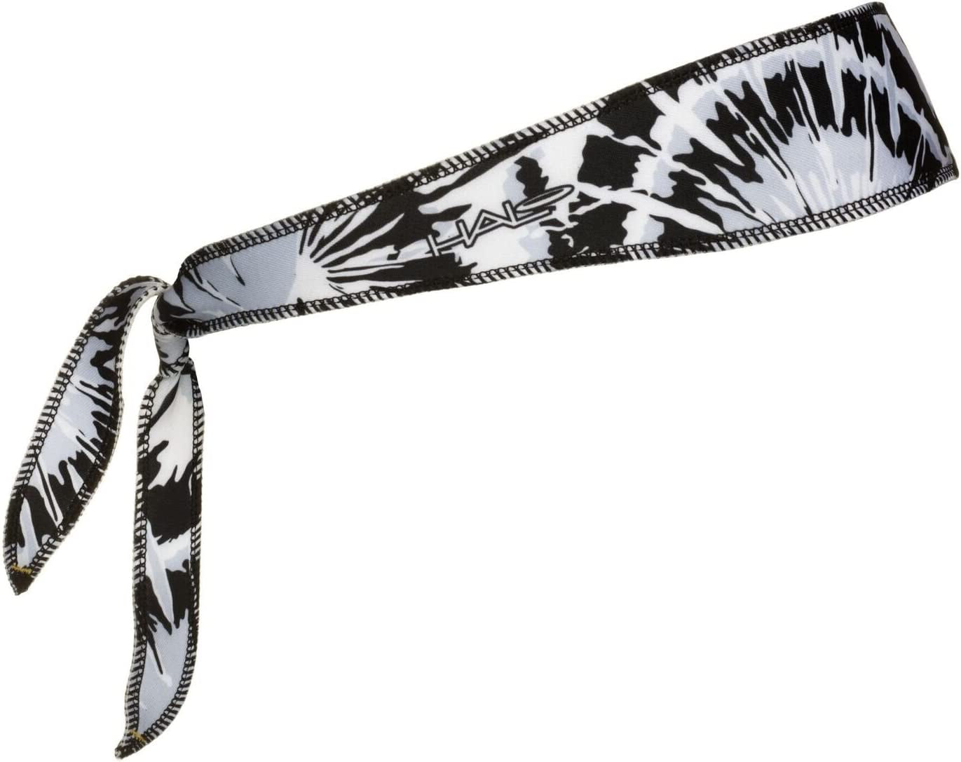 Halo Headband Halo I- Custom Fit- Tie Sweatband Pullover for Men and Women, No Slip with Moisture Wicking Dryline Fabric Apparel & Accessories > Clothing Accessories > Bandanas & Headties Halo Headband BLACK TIE DYE  