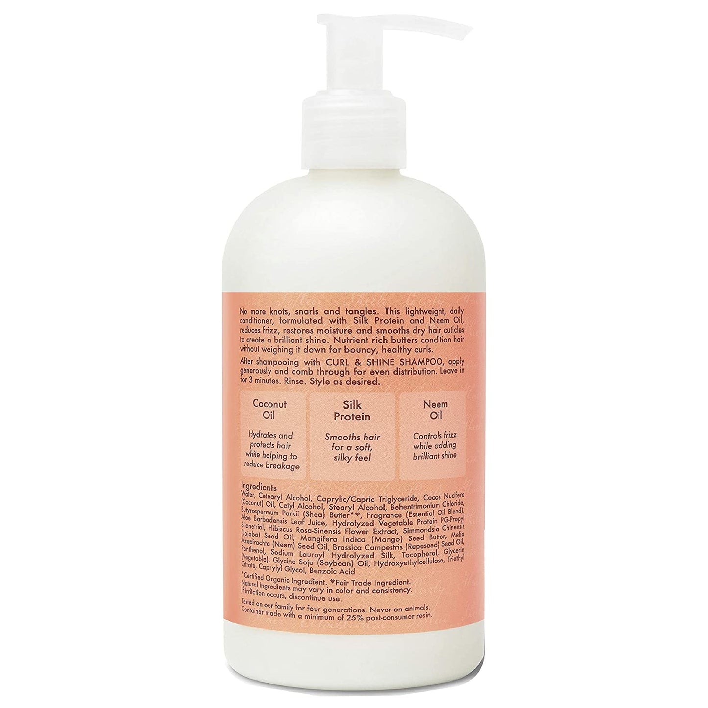 Sheamoisture Conditioner Curl Shine Silicone for Curly Hair Coconut Hibiscus Moisturize & Define 13Oz Health & Beauty > Personal Care > Hair Care SheaMoisture   
