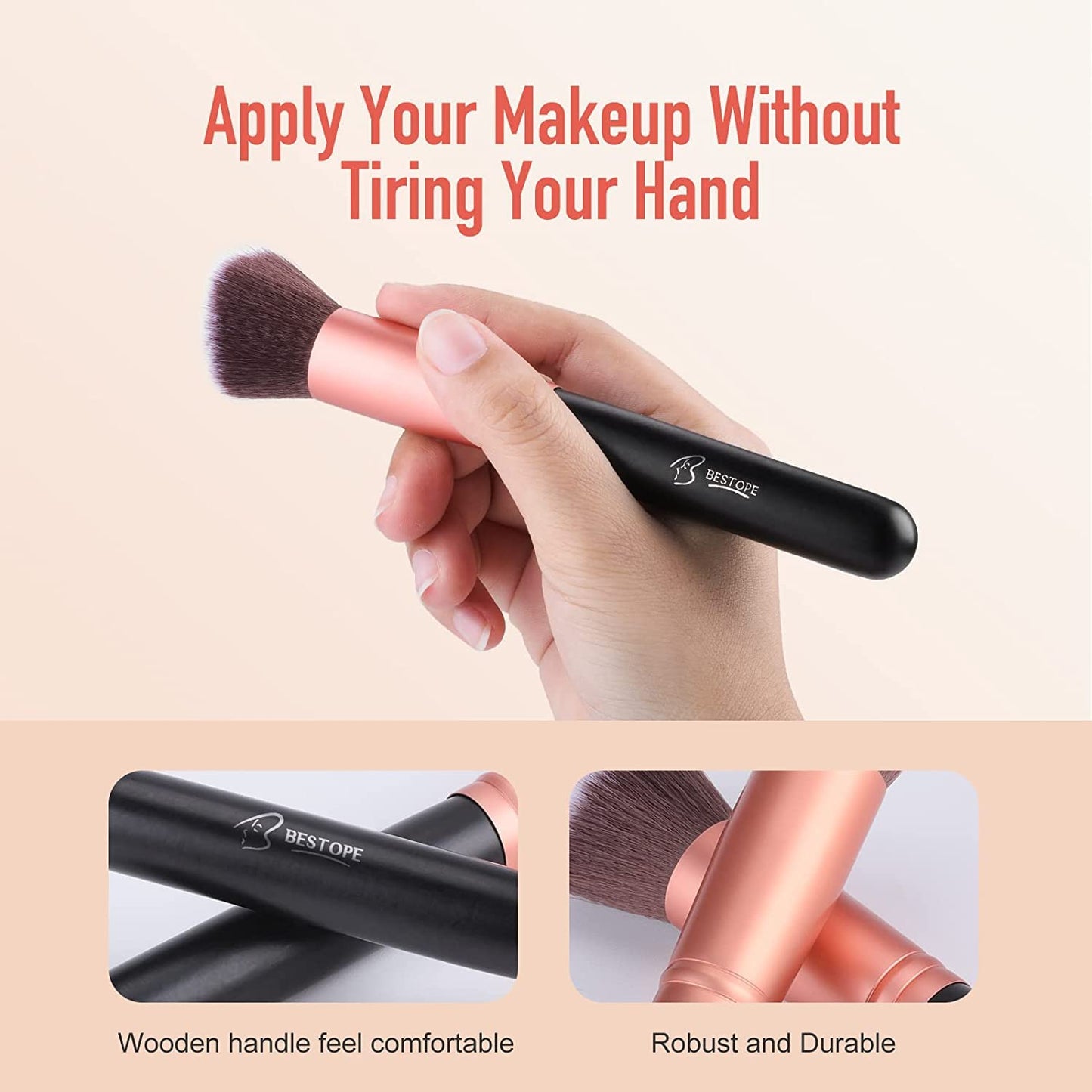 Makeup Brushes Makeup Brush Set - 16 Pcs BESTOPE PRO Premium Synthetic Foundation Concealers Eye Shadows Make up Brushes Set,Eyeliner Brushes(Rosegold) Health & Beauty > Personal Care > Cosmetics > Cosmetic Tools > Makeup Tools Shenzhen Jimei Lang Technology Co., Ltd.   