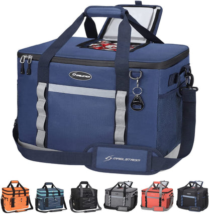 Maelstrom Soft Cooler Bag,Collapsible Soft Sided Cooler,30/60/75 Cans Beach Cooler,Ice Chest,Large Leakproof Camping Cooler,Portable Travel Cooler for Grocery Shopping,Camping,Kayaking,Road Trips Apparel & Accessories > Jewelry > Anklets Maelstrom 75 Can Blue 75 Can 