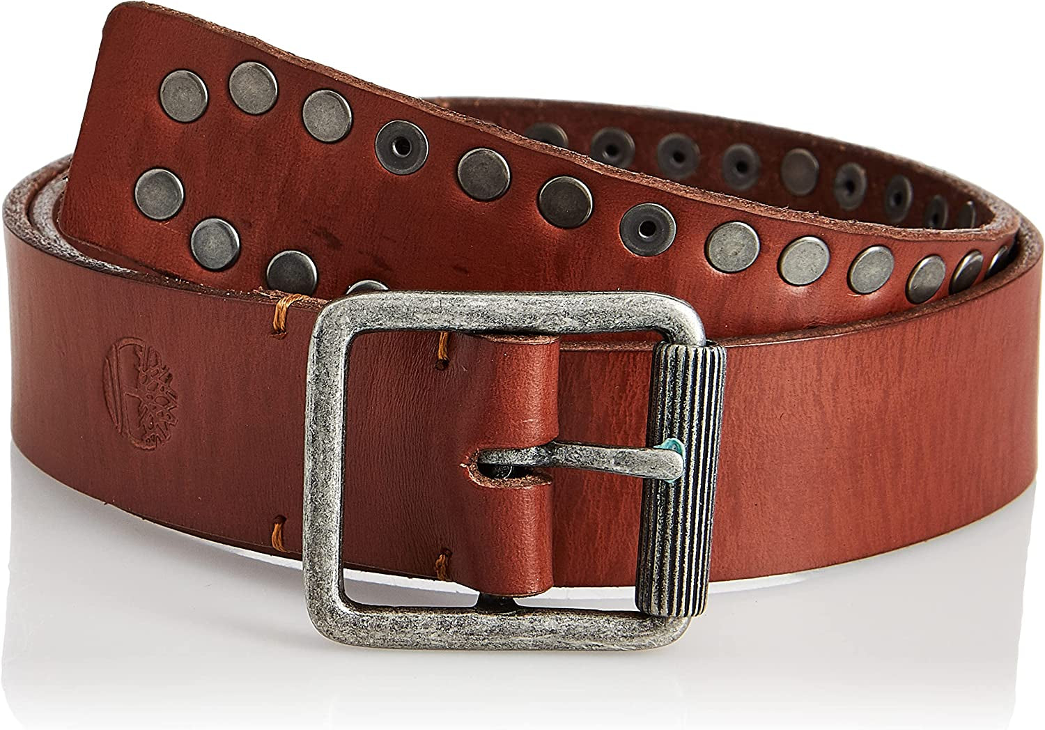Timberland Women'S Casual Leather Belt for Jeans Apparel & Accessories > Clothing Accessories > Belts Timberland Tan (Studs) Medium (30-34) 
