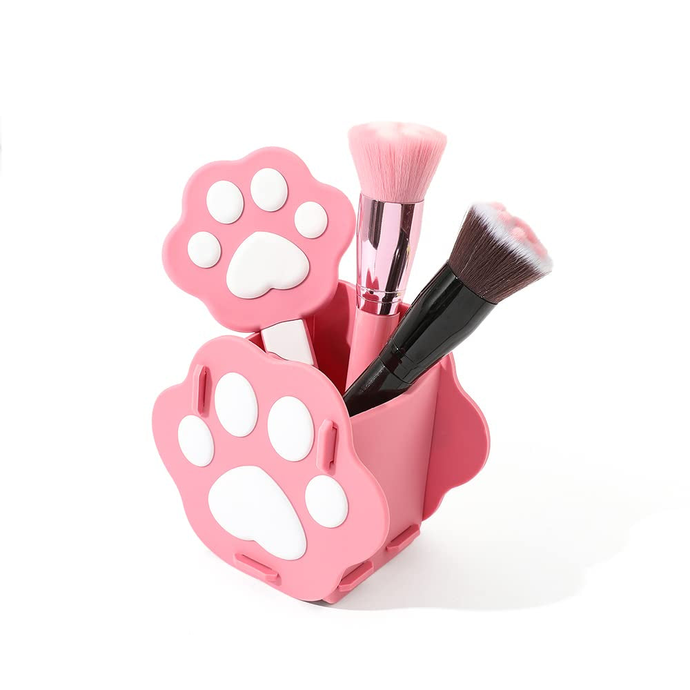 Cat Paw Foundation Makeup Brush - Professional Cosmetic Brush of Foundation Brushes, Powder Brush Blush Brush, Concealer Brush, Contour Brush, Powder Brush Cosmetic Tool (4PCS NEW SET) Health & Beauty > Personal Care > Cosmetics > Cosmetic Tools > Makeup Tools rongji jewelry New 4PCS Set  