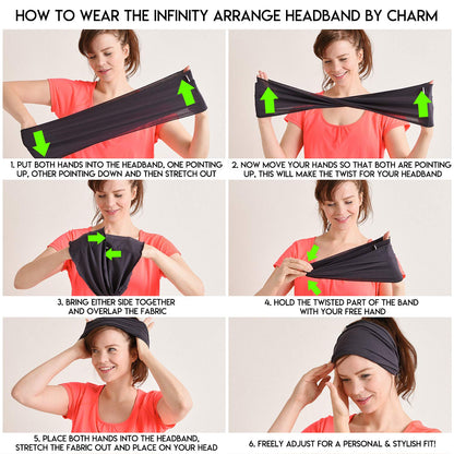 Mens Head Wraps Elastic Bandana - Japanese Headband Workout Women Hair Black Apparel & Accessories > Clothing Accessories > Bandanas & Headties CHARM   