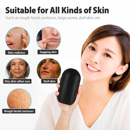 Ice Roller Silicone Facial and Eye,Facial Beauty Ice Roller Skin Care Tools,Reusable Facial Treatment to Tone Skin & De-Puff the Eye Area,Reduce Acne and Lubricate the Skin (Black 1) Health & Beauty > Personal Care > Cosmetics > Cosmetic Tools > Skin Care Tools MAITING   