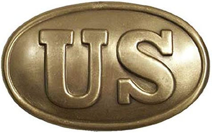 TD ZW Treasure Gurus Civil War Us Union Army Brass Belt Buckle Apparel & Accessories > Clothing Accessories > Belt Buckles TG, LLC   