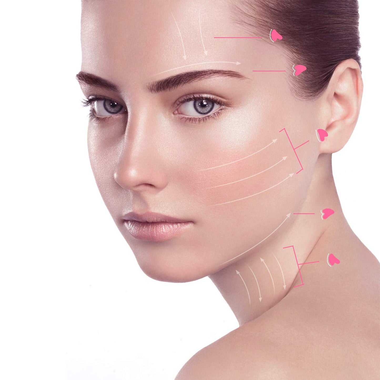Rose Quartz Gua Sha Tool - Gua Sha Massage Tool for Facial Microcirculation Removes Toxins Prevents Wrinkles Boost Radiance of Complexion - 100% Authentic Genuine Rose Quartz Health & Beauty > Personal Care > Cosmetics > Cosmetic Tools > Skin Care Tools Sinikoro   