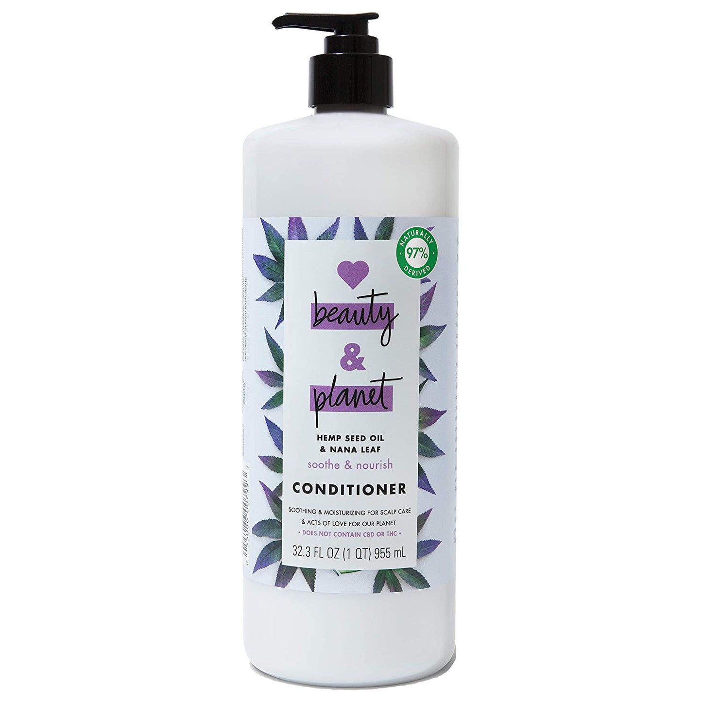 Love Beauty and Planet Soothe and Nourish Sulfate-Free Shampoo Dry Hair and Nourished Hair Care Hemp Seed Oil & Nana Leaf Paraben-Free, Silicone-Free and Vegan 32.3 Oz Health & Beauty > Personal Care > Hair Care Love Beauty And Planet Conditioner  