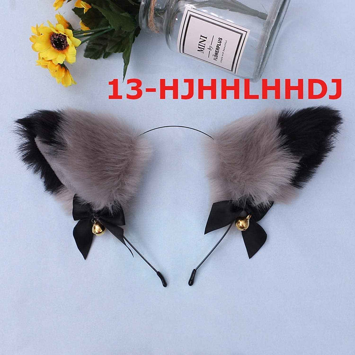 Faylay Cosplay Girl Plush Furry Cat Ears Headwear Accessory for Cam Girl Party Apparel & Accessories > Clothing Accessories > Headwear Faylay   