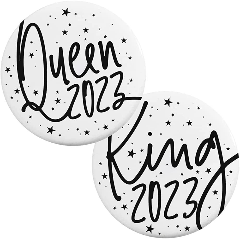 Prom Royalty Set - Rhinestone Tiara, Crown, Sashes, Buttons Apparel & Accessories > Clothing Accessories > Sashes Anderson's   
