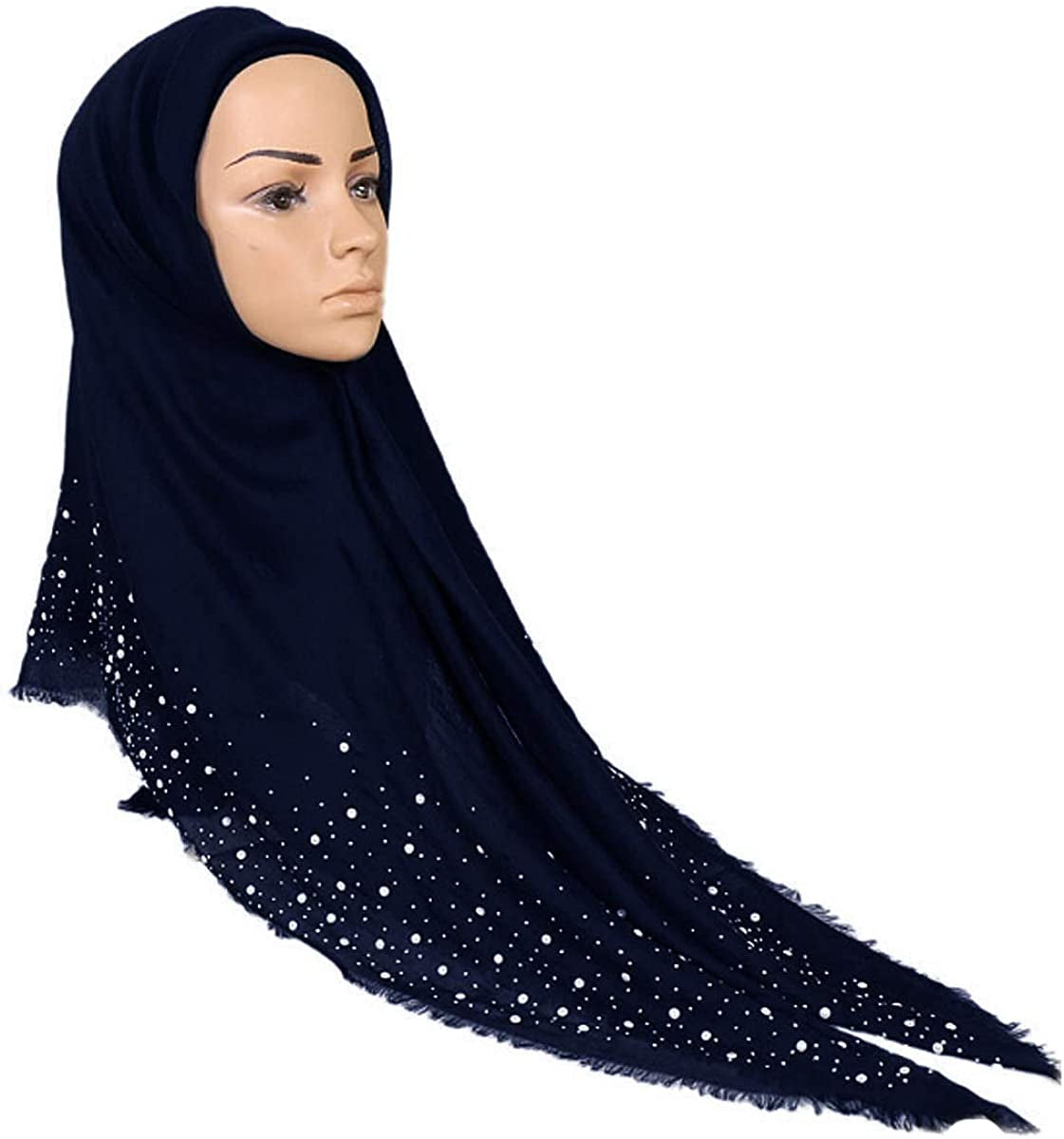 Women Solid Color Muslim Headscarf Turban Lightweight Jersey Hijab Scarf Wrap Apparel & Accessories > Clothing Accessories > Scarves & Shawls EDITHA   