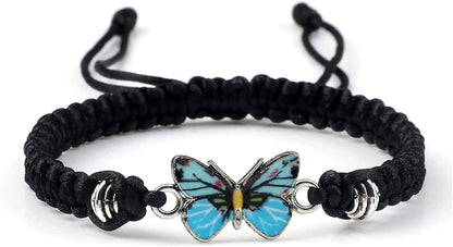 1PC Butterfly Bracelet, for Teen Girls Adjustable String Butterfly Bracelets for Women Cute Butterfly Charm Bracelets Apparel & Accessories > Jewelry > Bracelets Generic #05  