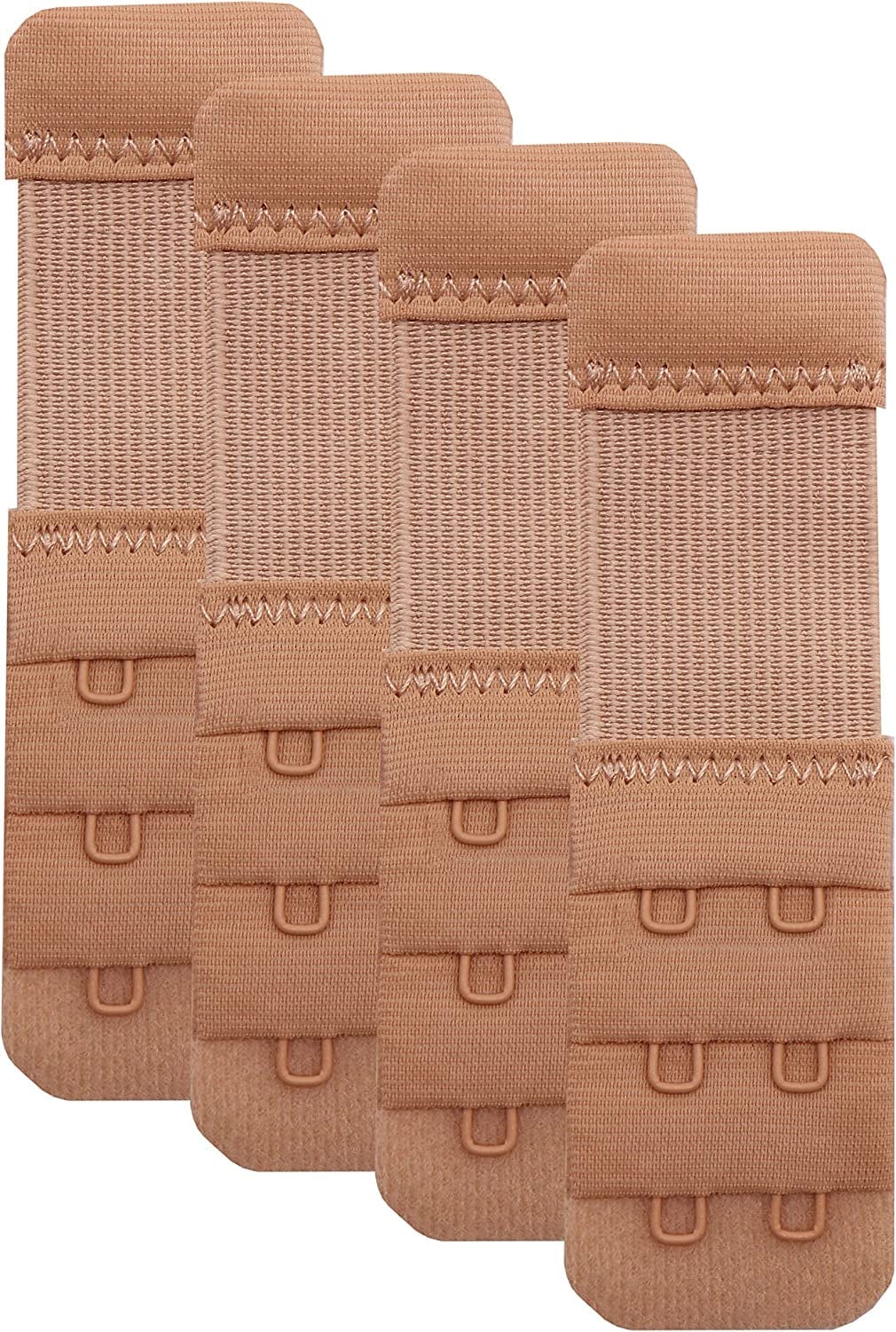 2 Hook Bra Extenders,Stretchy Soft and Comfortable Bra Strap Extender Stretchy Bra Extender 2 Hook Skin Color2