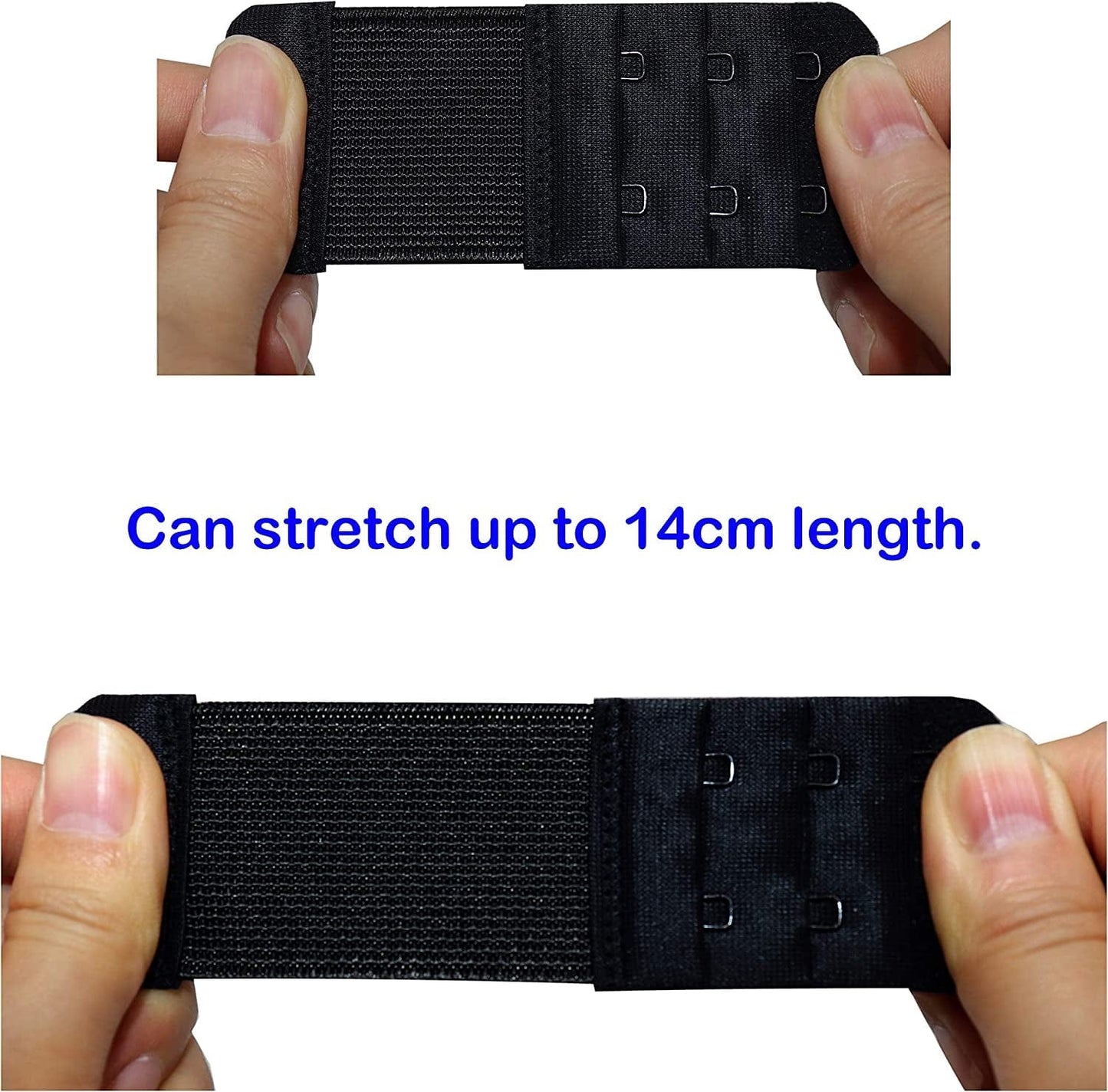 2 Hook Bra Extenders,Stretchy Soft and Comfortable Bra Strap Extender