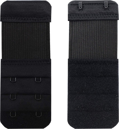 2 Hook Bra Extenders,Stretchy Soft and Comfortable Bra Strap Extender