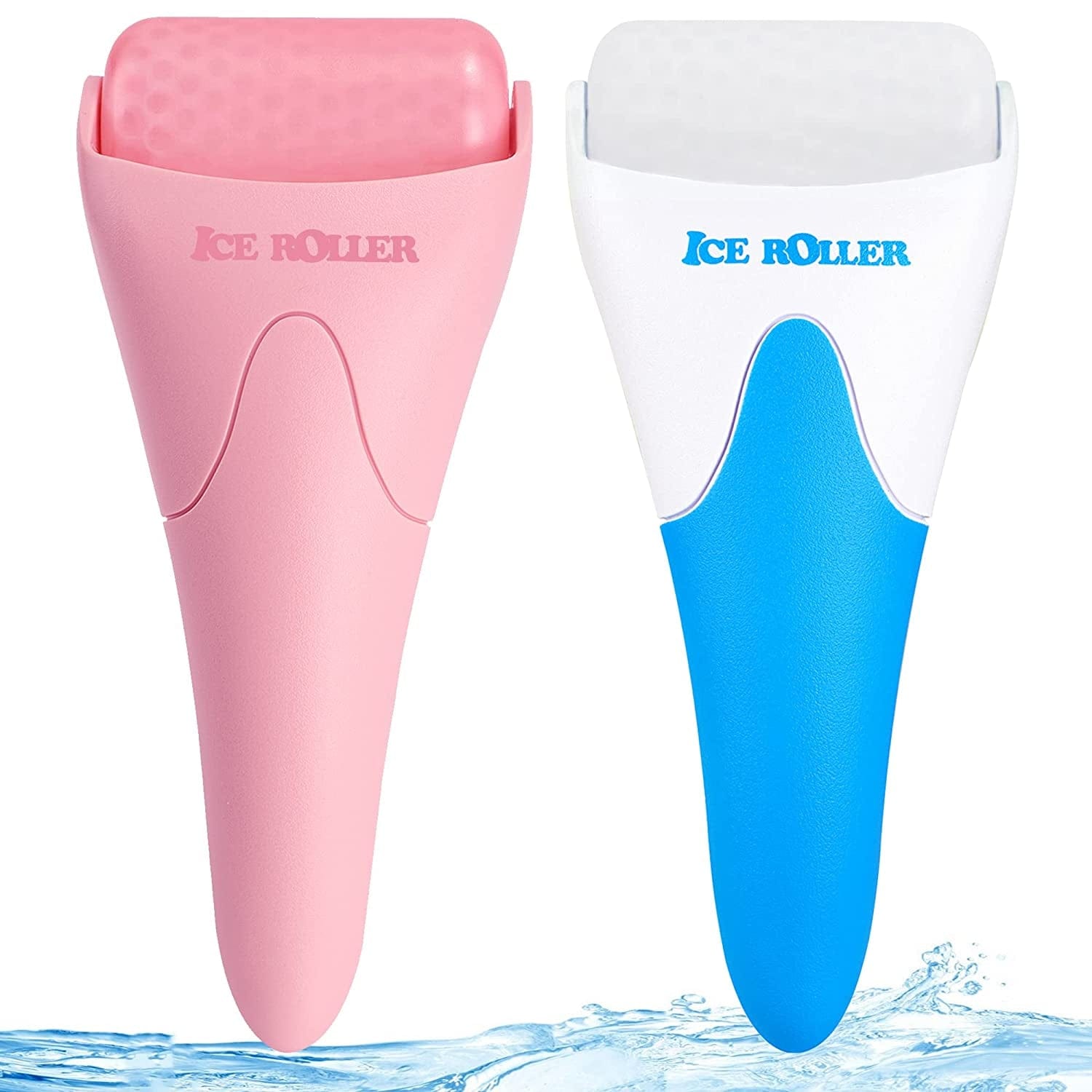 2 Pack Ice Rollers for Face, Eyes and Whole Body Relief, Face Roller Skin Care Tool for Migraine Relief and Blood Circulation (Green+Pink) Health & Beauty > Personal Care > Cosmetics > Cosmetic Tools > Skin Care Tools AFOUNDA WHITE+GREEN  