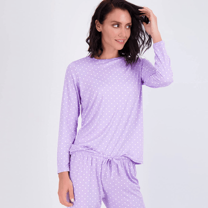 2 Pack: Women’S Pajama Set Super-Soft Short & Long Sleeve Top with Pants Apparel & Accessories > Clothing > Sleepwear & Loungewear > Pajamas Kylie Max   
