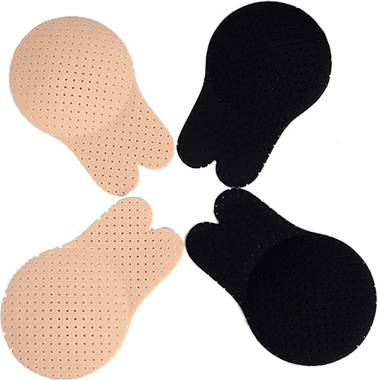 2 Pairs Women'S Adhesive Bra,Strapless Backless Sticky Bra Lift up Nipple Cover A/D
