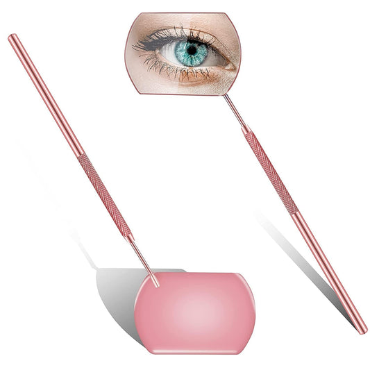 2 Pieces Lash Mirror for Eyelash Extensions Stainless Steel Eyelash Mirror Square Large Detachable Lash Extension Mirror, Beauty Makeup Mirror Lash Tools Health & Beauty > Personal Care > Cosmetics > Cosmetic Tools > Makeup Tools niolio   