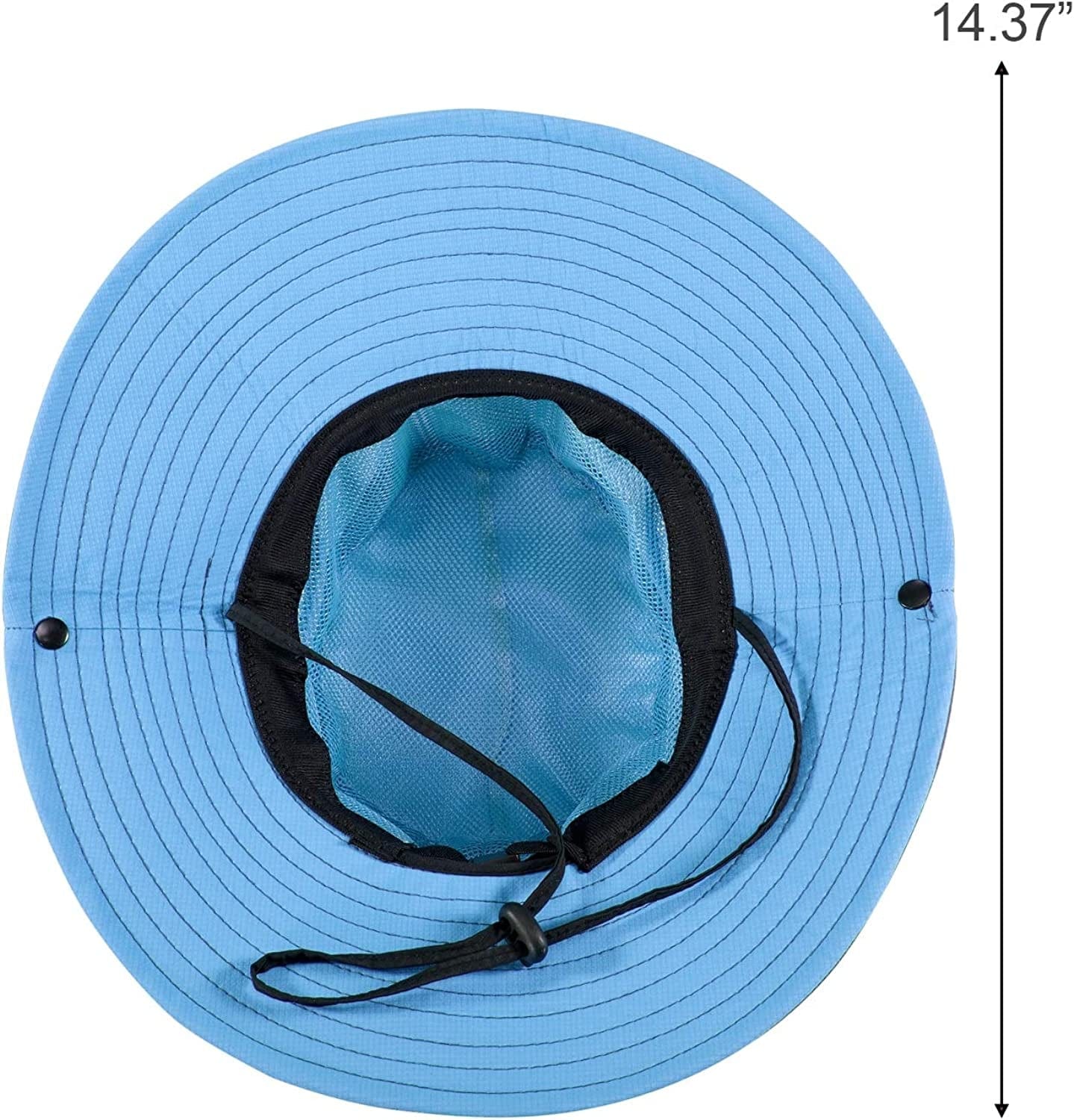 2 Pieces Women'S Outdoor Sun Hat UV Protection Foldable Mesh Wide Brim Beach Fishing Cap Apparel & Accessories > Clothing Accessories > Hats Norme   