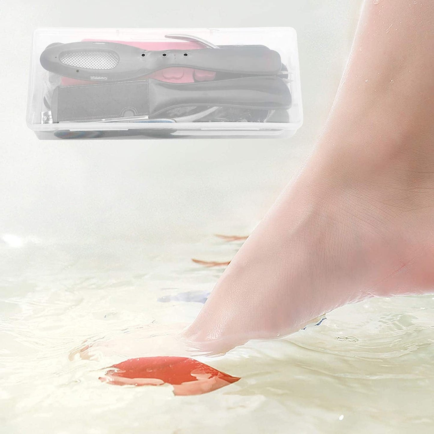 20 in 1 Pedicure Kit Professional Pedicure Tools Set Foot Care Scrubber Stainless Steel Pedicure Supplies Foot File Scraper Rasp Dead Skin Shaver Callus Remover for Feet Women Men Mother’S Day Gift Health & Beauty > Personal Care > Foot Care MUIIGOOD   