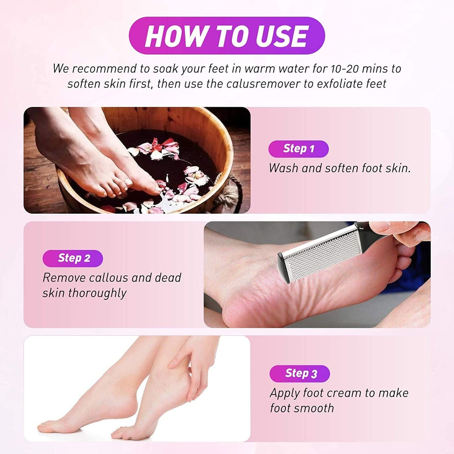 20 in 1 Pedicure Kit Professional Pedicure Tools Set Foot Care Scrubber Stainless Steel Pedicure Supplies Foot File Scraper Rasp Dead Skin Shaver Callus Remover for Feet Women Men Mother’S Day Gift Health & Beauty > Personal Care > Foot Care MUIIGOOD   