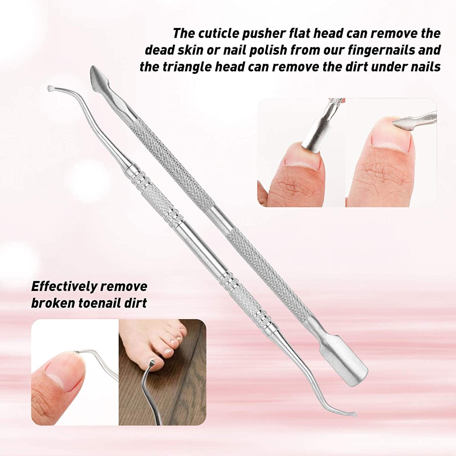 20 in 1 Pedicure Kit Professional Pedicure Tools Set Foot Care Scrubber Stainless Steel Pedicure Supplies Foot File Scraper Rasp Dead Skin Shaver Callus Remover for Feet Women Men Mother’S Day Gift Health & Beauty > Personal Care > Foot Care MUIIGOOD   