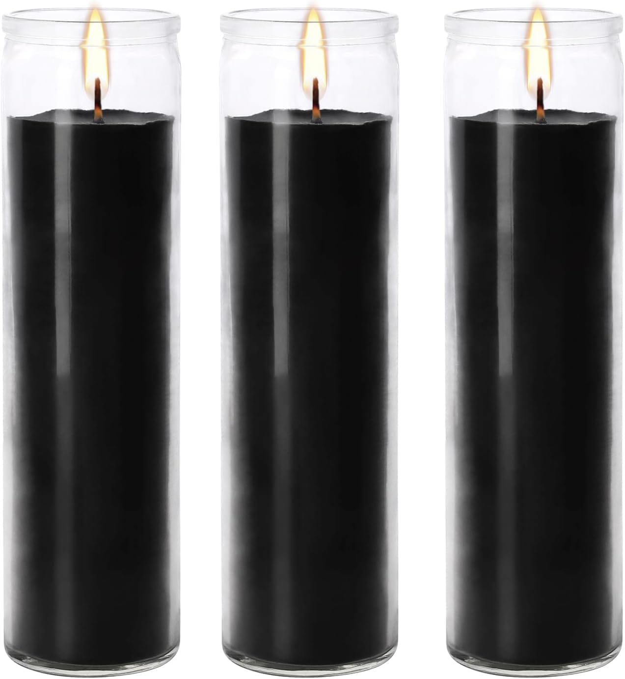 20 Pack Strong Scented Candles Gift Set with 10 Fragrances for Home and Women, Aromatherapy Soy Wax Glass Jar Candle 01-Black
