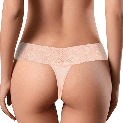 20 Pack Womens Thong Underwear Lace Hollowed Out T Back Low Waist Ice Silk Sexy Cheeky Thong See Through Panties Apparel & Accessories > Clothing > Underwear & Socks > Underwear Sunm Boutique   