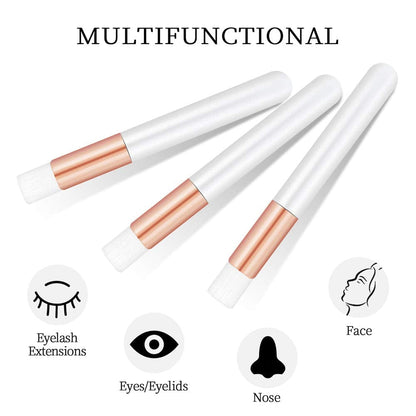 20 Pcs Rose Gold Lash Shampoo Brush Cosmetic Brushes Peel off Blackhead Brush Remover Tool Nose Cleaning Washing Brush Lash Cleanser Brushes by Lskeenon Health & Beauty > Personal Care > Cosmetics > Cosmetic Tools > Makeup Tools LS Keenon   