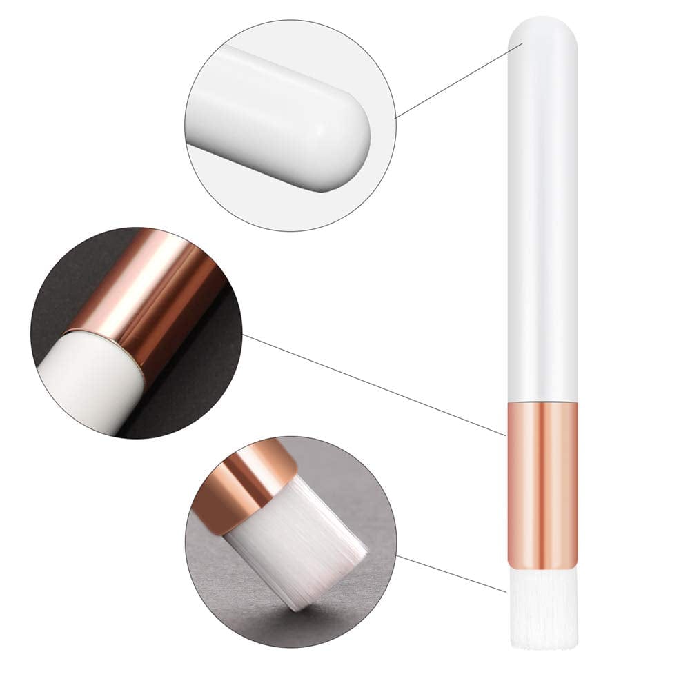 20 Pcs Rose Gold Lash Shampoo Brush Cosmetic Brushes Peel off Blackhead Brush Remover Tool Nose Cleaning Washing Brush Lash Cleanser Brushes by Lskeenon Health & Beauty > Personal Care > Cosmetics > Cosmetic Tools > Makeup Tools LS Keenon   
