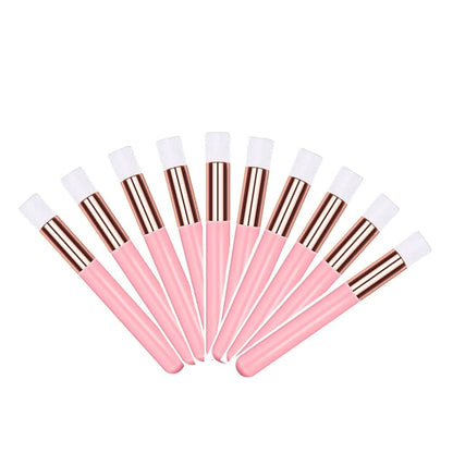 20 Pcs Rose Gold Lash Shampoo Brush Cosmetic Brushes Peel off Blackhead Brush Remover Tool Nose Cleaning Washing Brush Lash Cleanser Brushes by Lskeenon Health & Beauty > Personal Care > Cosmetics > Cosmetic Tools > Makeup Tools LS Keenon pink  