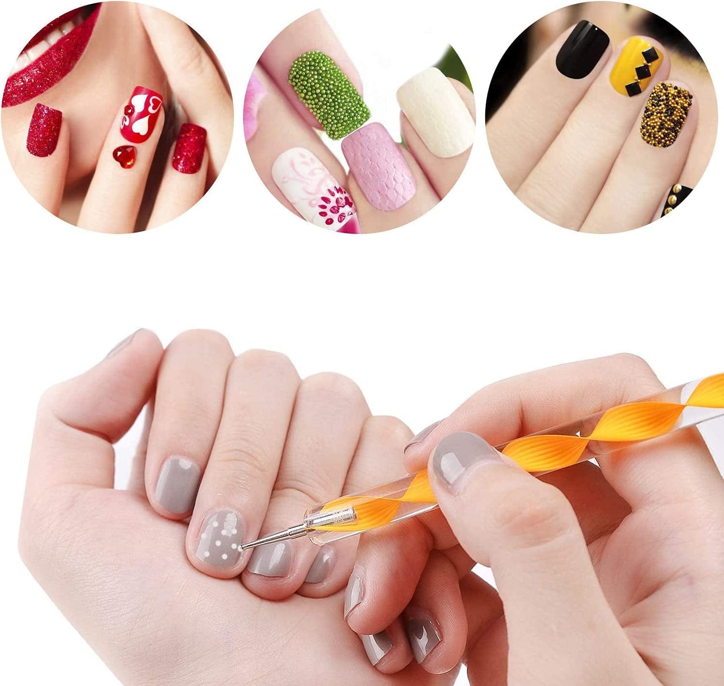 20 Piece Mandala Dotting Tools Nail Art Dotting Embossing Tools Pattern Tracing Dotting Tools for Nails, Dot Painting Tools Stylus Dotting Tools for Nail Arts Embossing Pattern Health & Beauty > Personal Care > Cosmetics > Cosmetic Tools > Nail Tools AConnet   