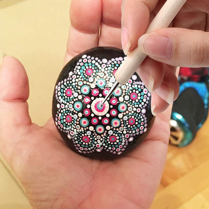 20 Piece Mandala Dotting Tools Nail Art Dotting Embossing Tools Pattern Tracing Dotting Tools for Nails, Dot Painting Tools Stylus Dotting Tools for Nail Arts Embossing Pattern Health & Beauty > Personal Care > Cosmetics > Cosmetic Tools > Nail Tools AConnet   