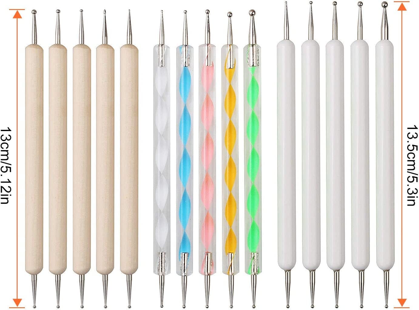 20 Piece Mandala Dotting Tools Nail Art Dotting Embossing Tools Pattern Tracing Dotting Tools for Nails, Dot Painting Tools Stylus Dotting Tools for Nail Arts Embossing Pattern Health & Beauty > Personal Care > Cosmetics > Cosmetic Tools > Nail Tools AConnet   