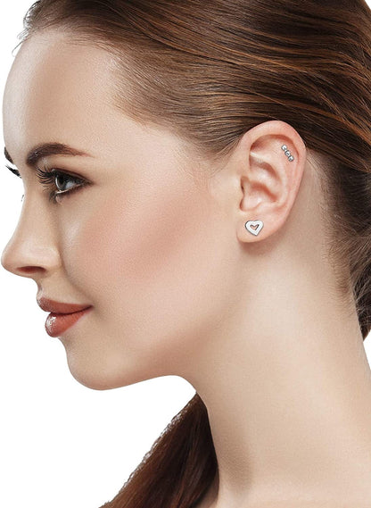 20 Pieces Body Piercing Jewelry Tragus Bars Nose Studs Labret Bars Crystal Style Ball, 20 Styles, 16 Gauge Apparel & Accessories > Jewelry > Body Jewelry Sumind   