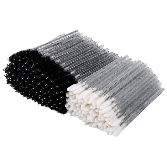 200 Lip Brush and Eyebrow Spoolie, Crystal Disposable Lipstick Applicator, Mascara Wands, Makeup Beauty Tool Kits (Black) Health & Beauty > Personal Care > Cosmetics > Cosmetic Tools > Makeup Tools Tbestmax 3-Black*200 Pcs  