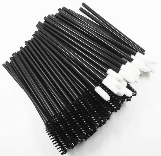 200 PCS Disposable Lip Brushes Mascara Wands Cosmetic Lipstick Wands Makeup Applicators Eyelash Brushes Tool Kits… (200Pc, Black White) Health & Beauty > Personal Care > Cosmetics > Cosmetic Tools > Makeup Tools Lifextol Black White 200 Count (Pack of 1) 