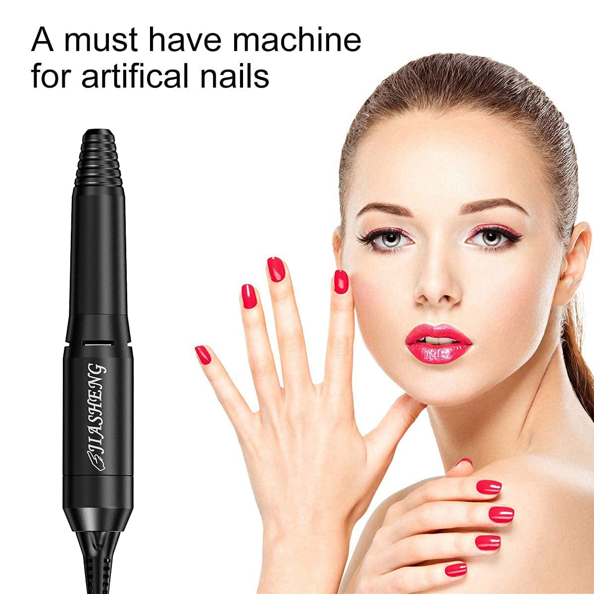 20000 RPM Nail Drill Machine Electric Nail File Professional Manicure Drill for Acrylic, Nail E File for Gel Nails Polishing Tools with 100 Sanding Bands and 6 Nail Drill Bits Health & Beauty > Personal Care > Cosmetics > Cosmetic Tools > Nail Tools JIASHENG   